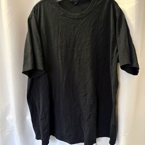 Lands' End Black Short Sleeve Men's Tee